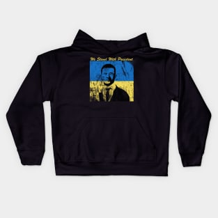 we stand with president Kids Hoodie